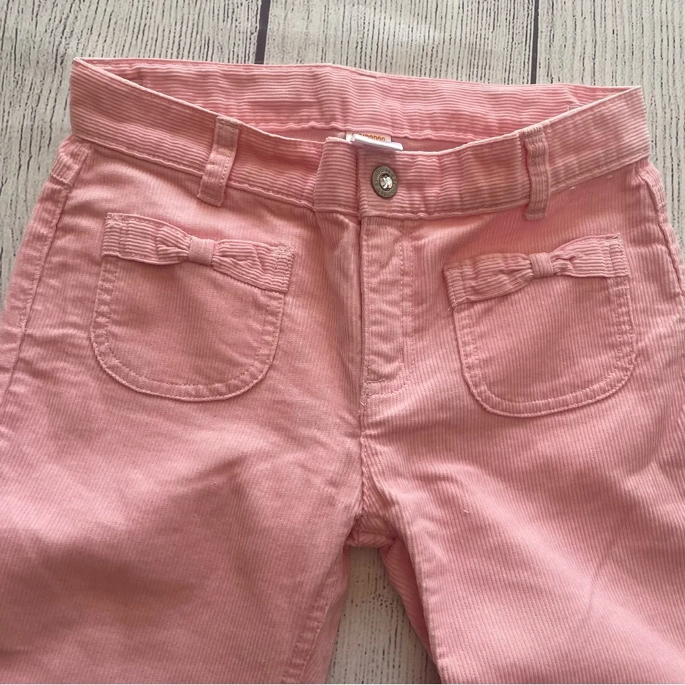 Gymboree Glamour Ballerina Pink Gem Bootcut Corduroy Pants size 12